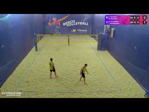 18:05 A. Kandyba / M. Stepanov - O. Kryvoshap / Y. Yevdokymov 22.03.2023 | Winners Beach Volleyball