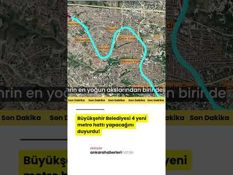 Ankara’da Metro Seferberliği: 4 Yeni Hat, 44 Kilometre! Başkent Raylarla Kenetleniyor