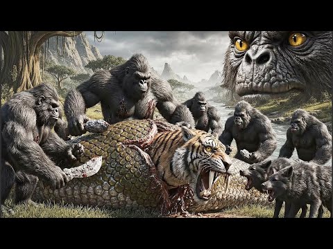 Prehistoric Humans vs Titanoboa: The Deadliest Battle in Ancient History 5!