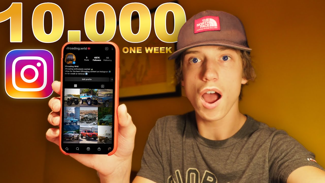 How To Gain 10,000 Followers on Instagram in ONE WEEK | Complete Guide