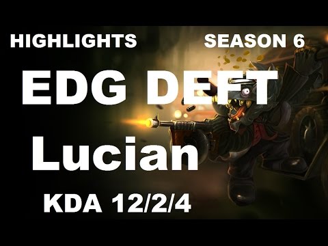 EDG DEFT - Twitch vs Lucian - Jin Air Pilot - ADC - Highlights