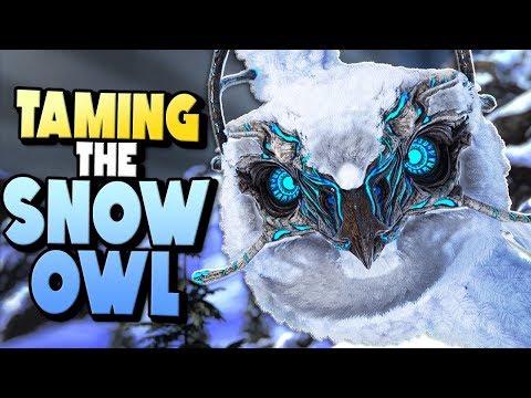 TAMING THE AMAZING SNOW OWL! | ARK Extinction DLC Ep 9