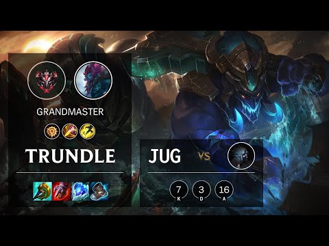 Trundle Jungle vs Kindred - KR Grandmaster Patch 11.17