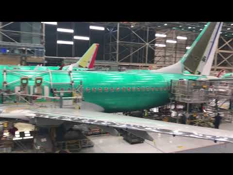 Boeing 737 production line Renton, Wash.