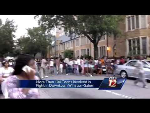 Police respond to downtown W-S fights