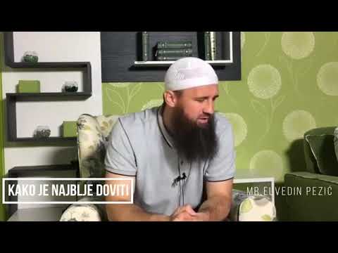Kako je najbolje doviti? - mr. Elvedin Pezić