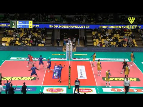 Leo Shoes PerkinElmer Modena vs. Top Volley Cisterna - FIVB - Super Liga - Match Highlights