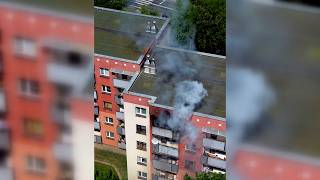 Wideo: Po�ar mieszkania w G�ogowie