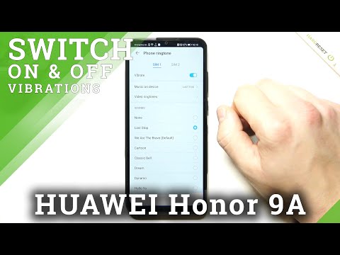 How to Stop Vibrations from Incoming Calls in Honor 9A - Enable Call Vibrations