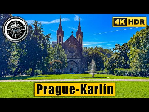 Prague Karlin District Walking Tour | Hidden Side of the City 🇨🇿 4K HDR
