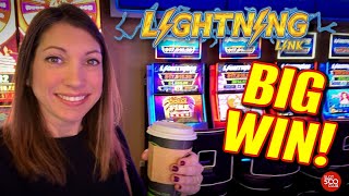 Big Win!! 😮 I'm Dancing For Dollars on Lightning Link slot machine at @SevenFeathersCasino #slots