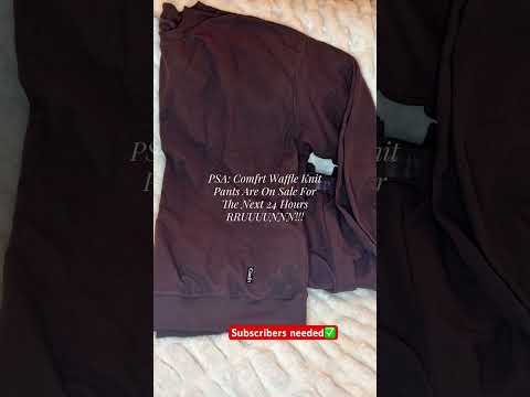 Comfrt Waffle Knit Pants…soo comfy! #comfrt #comfrtclothing #loungewear #plussizefashion