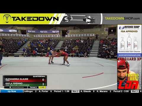 WM 69 Alexandria Glaude TMWC Vs Kayla Marano Lions Wrestling Club-Emmanuel