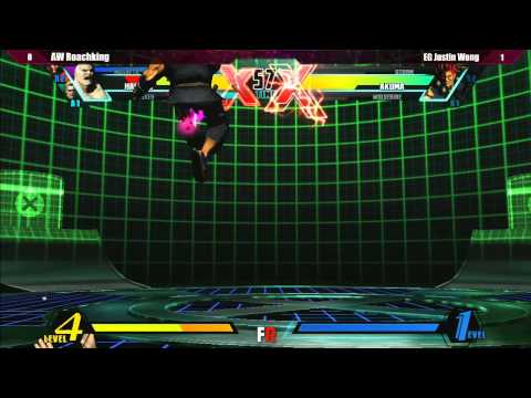 Final Round 18 - UMVC3 Pools - AW Roachking vs EG Justin Wong