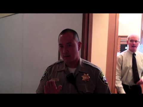 080714p1 Sheriff To Press Charges at the SOMETIMES and SOMETIMES NOT Sheriff's PUBLIC OFFICE
