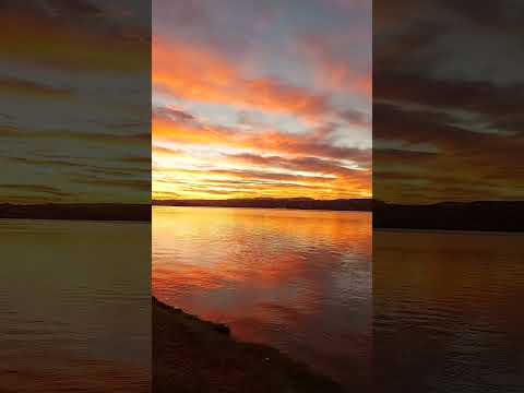 Por do sol no Lago dos encantos #sunset  #boaesperanca #minasgerais