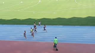 2022年港都盃全國田徑錦標賽　公開男子100公尺決賽 金牌楊俊瀚  銀牌葉守博  銅牌王偉旭