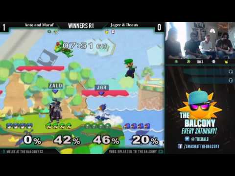 Melee @ the Balcony 82 - Doubles WR1 ft. Anto & Maruf VS Jager & Deaux