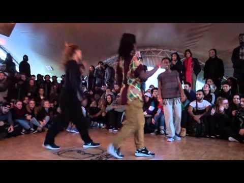 Juste Debout 2016 - House Qualifications (Paris):  Marie Kaee & Khoudia vs Déjà Vu