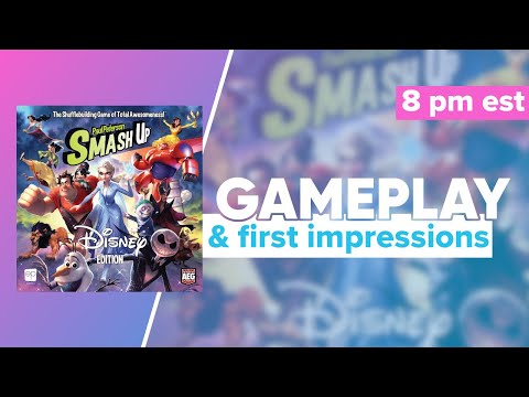 Smash Up Disney Gameplay and First Impressions