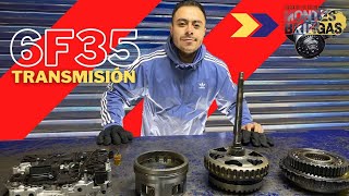Transmisión automática 6F35-Tutorial de fallas-piezas dañadas y componentes de la transmisión.