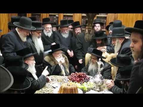 Skver Rebbe Visiting The Satmar Rebbe - Kislev 5777