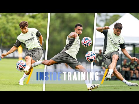 Last training session before Borussia Dortmund!