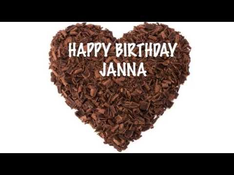 Jannayanna like Yanna   Chocolate - Happy Birthday