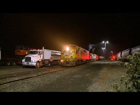 6KV7 SSR Grain Refueling At Gheringhap - PoathTV Australian Trains & Railways