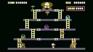 ANIROG KONG - COMMODORE 64 GAME C64 GAMEPLAY