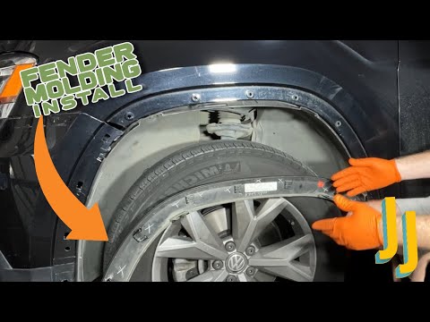 Volkswagen Atlas Fender Molding Trim Install #vwatlas #vw
