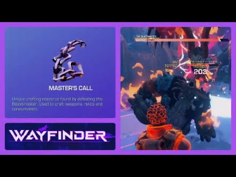 WAYFINDER : How to find the rare Masters Call crafting ingredient - Defeating Kolaar the Beastmaster