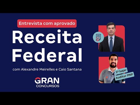 Interview with PNP candidate approved in 1st place at the Federal Revenue Service | Alexandre Mei...