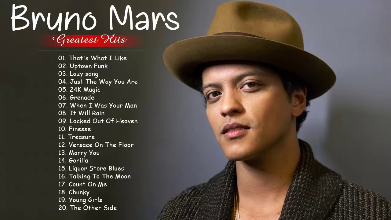 รวมเพลงสากล  Best Songs Of Bruno Mars
