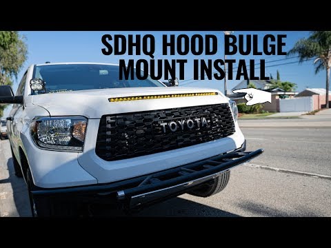 SDHQ HOOD BULGE S8 INSTALL - 2014+ TUNDRA