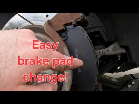 Infiniti Q50 front brake pad change DIY