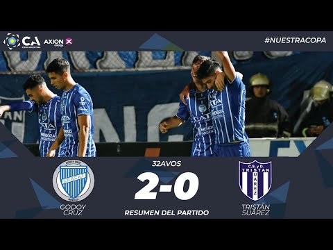 32avos: Godoy Cruz 2 - Tristán Suárez 0