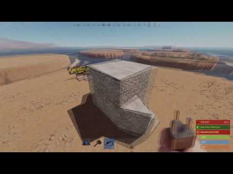 Raid Base Rust 2x2 with defence.