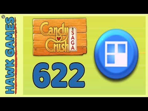 Candy Crush Saga Level 622 (Jelly level) - 3 Stars Walkthrough, No Boosters