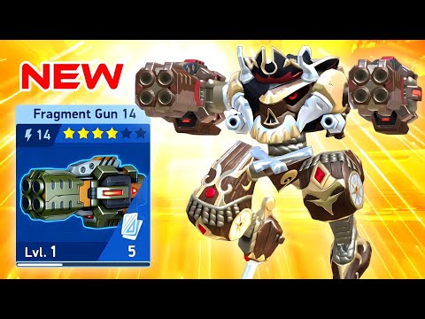 New Weapon - Fragment Gun 14 with Tengu - Mech Arena