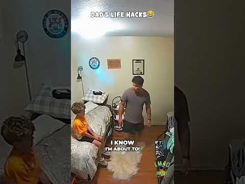 Dad Teaches Kid How to Fake a Spanking! Time-Out Gone Hilariously Wrong!🤣 | #shorts #lifehacks