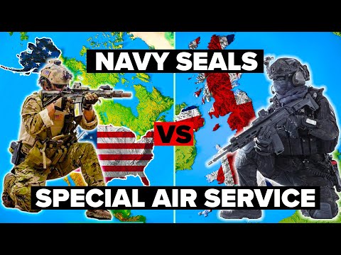 SAS Soldiers vs US Navy SEALs - Military Training Comparison