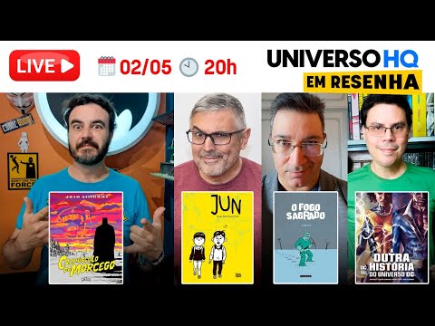 Com Fábio Gracia! A outra história do Universo DC, Jun, Crepúsculo do Morcego e O Fogo Sagrado