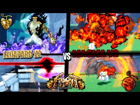 MAGMA V2 VS LEOPARD V2 [FRUIT BATTLEGROUNDS]