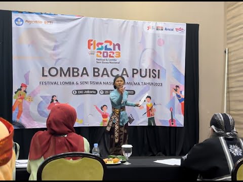 Juara 1 Nasional Lomba Baca Puisi FLS2N 2023