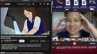Thử thách reaction: câu chuyển kinh dị có thật về chiếc gương ở nhà vệ sinh trường học rồi lớn :))