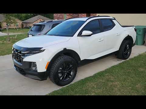Truxx lift for 2022 hyundai santa cruz on 265/60r18 mickey thompson baja boss at tires