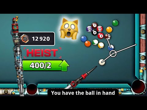 Heist Getaway Cue 400 Pieces ???? in 2 Day 8000 Tokens 8 ball pool