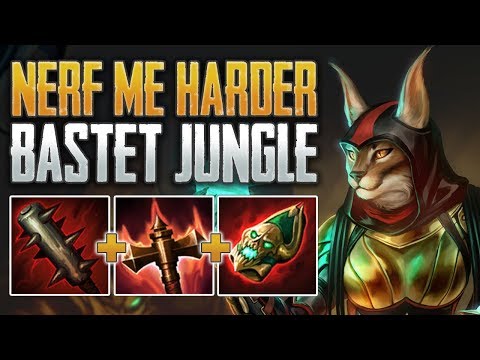 NOT NERFED ENOUGH! Bastet Jungle Gameplay (SMITE Season 7 PTS)
