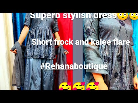 superb stylish dress🥰🥰. #Beutiful LDR ESS stitch by rehana boutique, #viral design